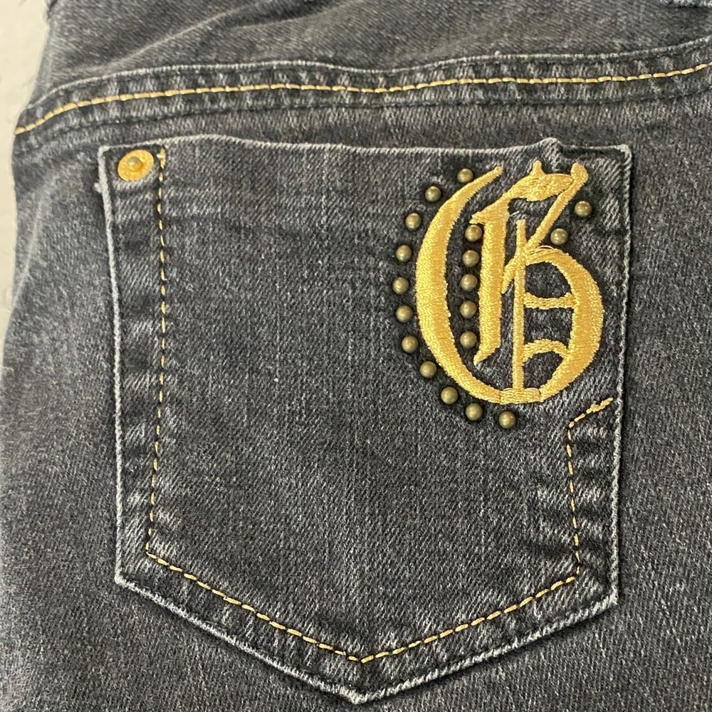 Guess Dark Denim Jeans with Gold Pocket Detail - Picture 4 of 10